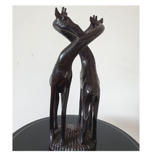Load image into Gallery viewer, Tigers Wood Carving
