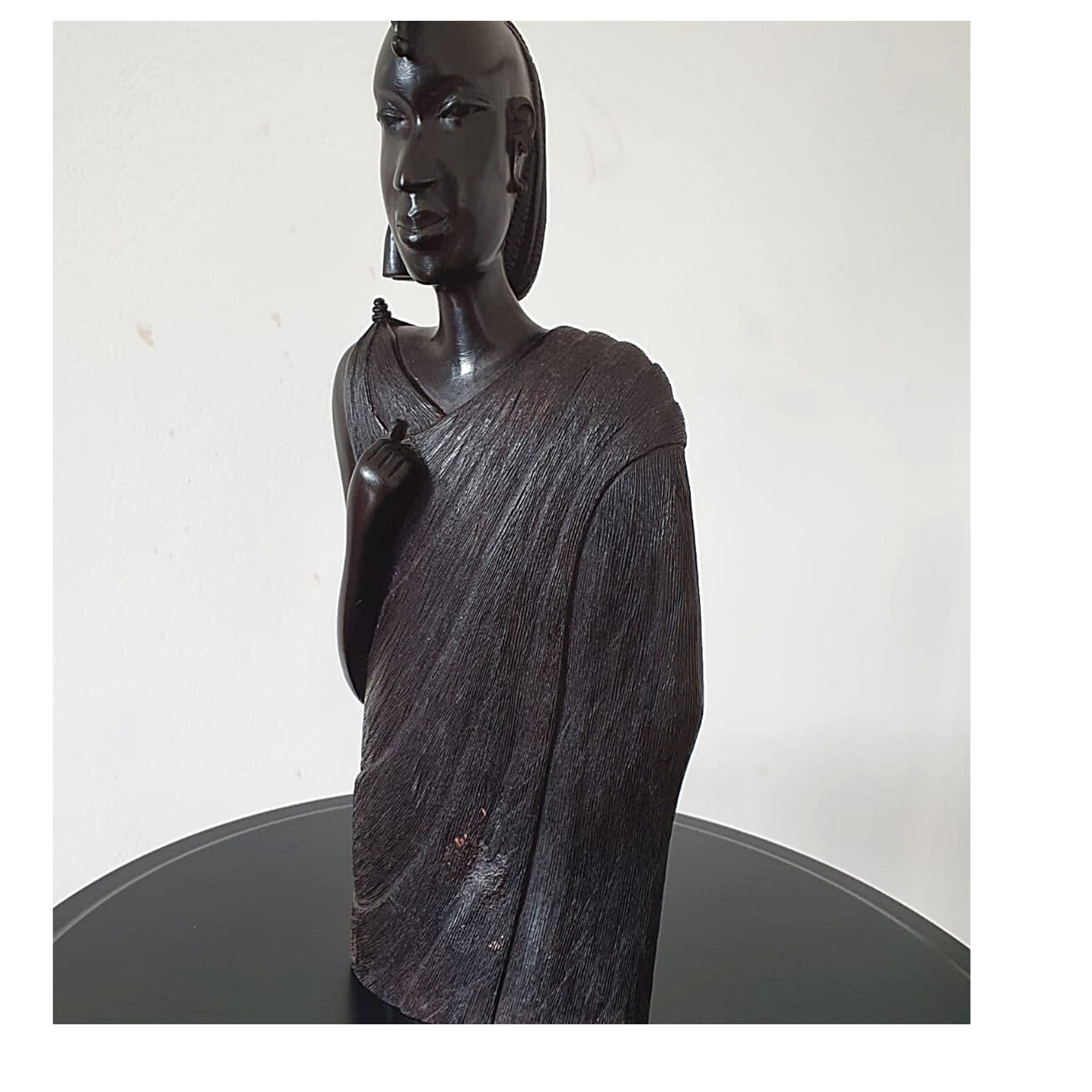 Maasai young adults Carving