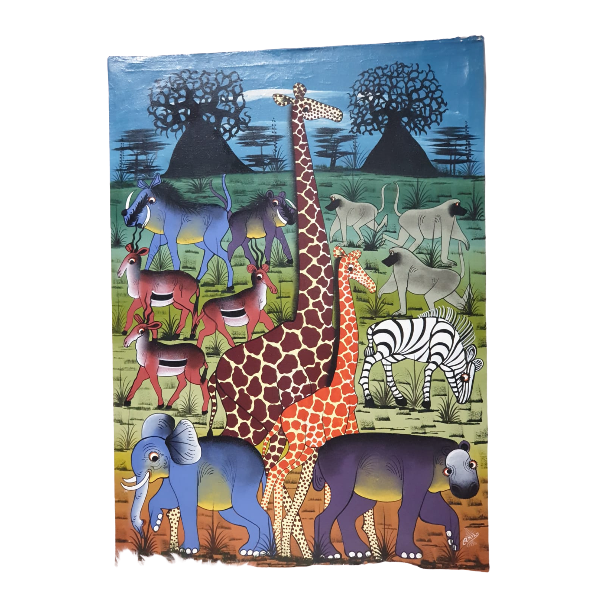 Serengeti Animals Painting