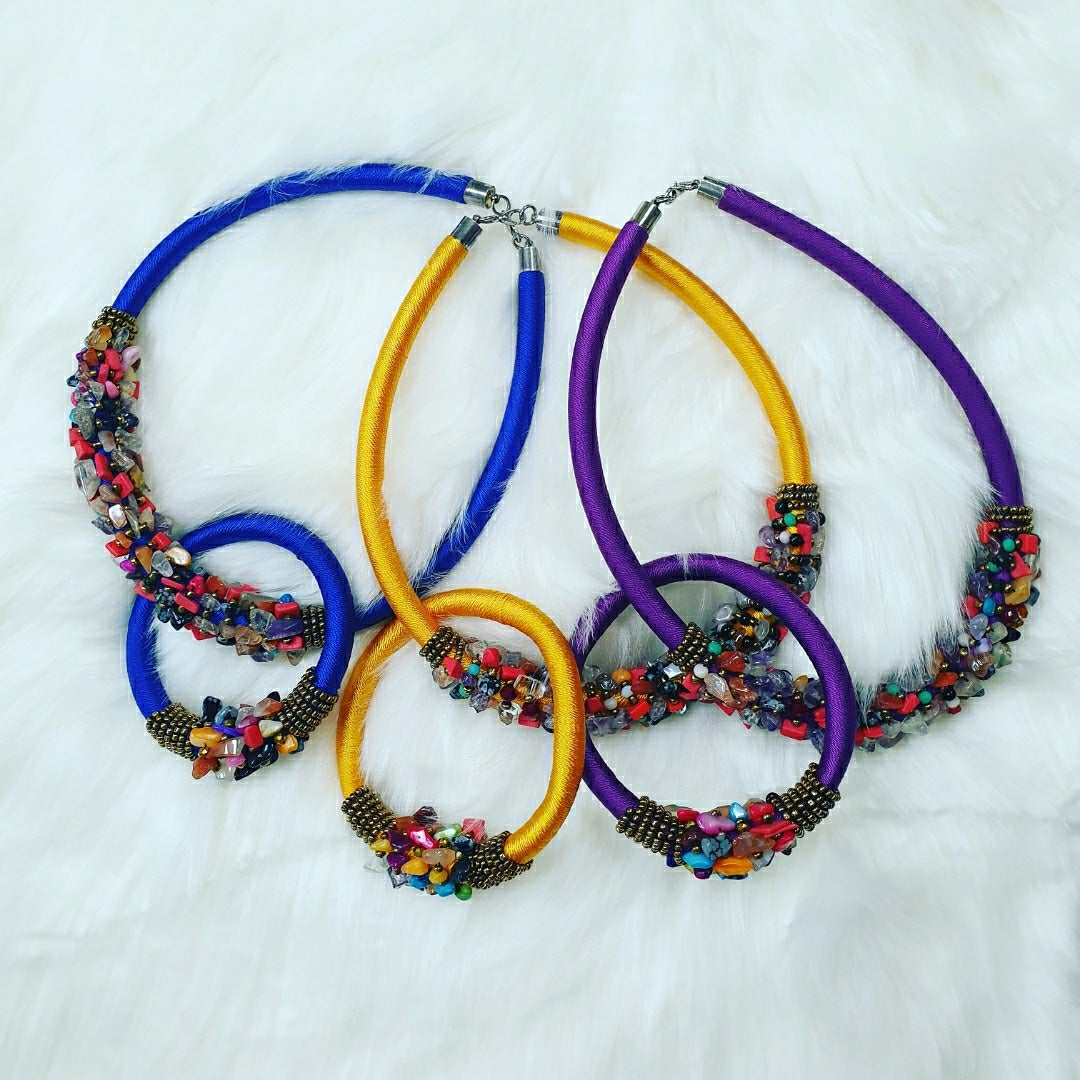 Handmade Necklace Bracelet Set